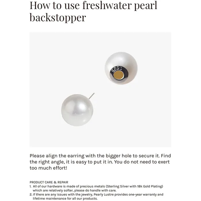 Pearly Lustre Earrings Elegant Freshwater Pearl Earrings WE00346 CELESTE