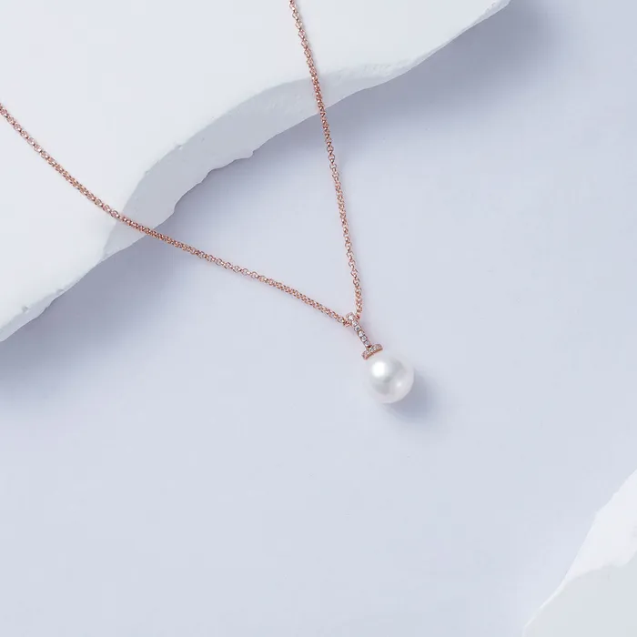 Pearly Lustre Necklaces Top Grade Edison Pearl Necklace WN00655