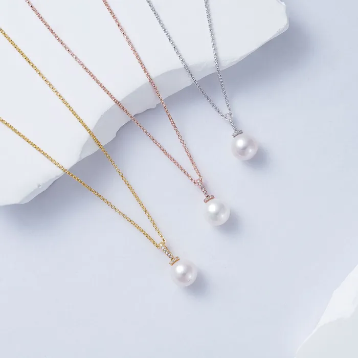 Pearly Lustre Necklaces Top Grade Edison Pearl Necklace WN00655