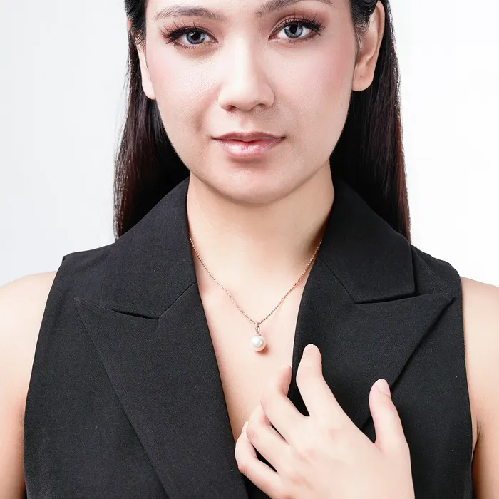 Pearly Lustre Necklaces Top Grade Edison Pearl Necklace WN00655