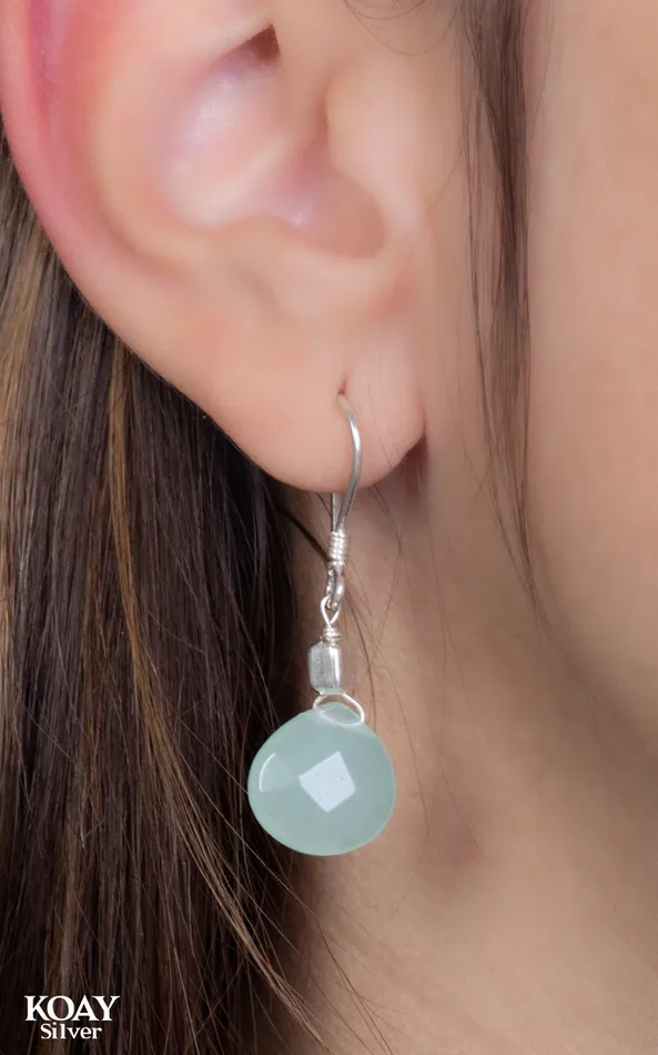 Mint green Earring KOAY Silver Store Earrings Mint green Earring KOAY Silver Store Earrings