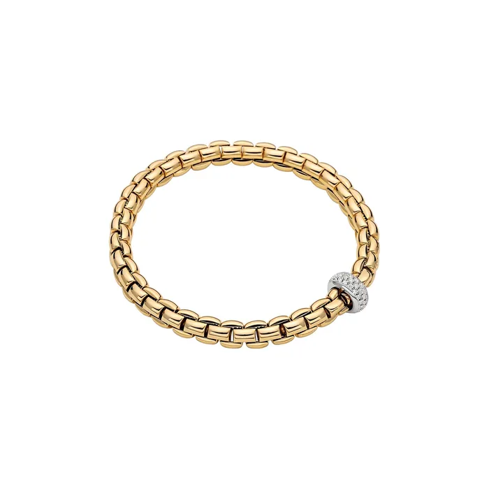 Bracelets International Diamond Center Fope EKA 18K Gold Diamond Bracelet 040CTW Size Medium Bracelets International Diamond Center Fope EKA 18K Gold Diamond Bracelet 040CTW Size Medium