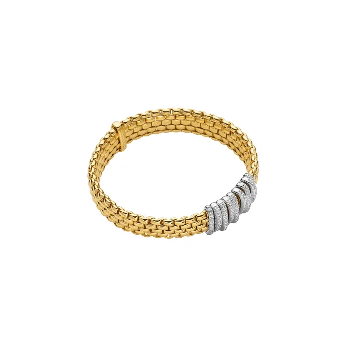 Fope Panorama Flexit Bracelet 068 CTW Size Medium International Diamond Center Bracelets Fope Panorama Flexit Bracelet 068 CTW Size Medium International Diamond Center Bracelets