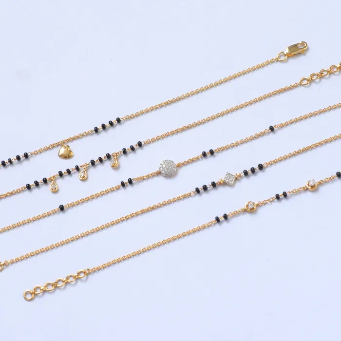 SILVER Bracelets Elegant Heart Silver Black Bead Bracelet