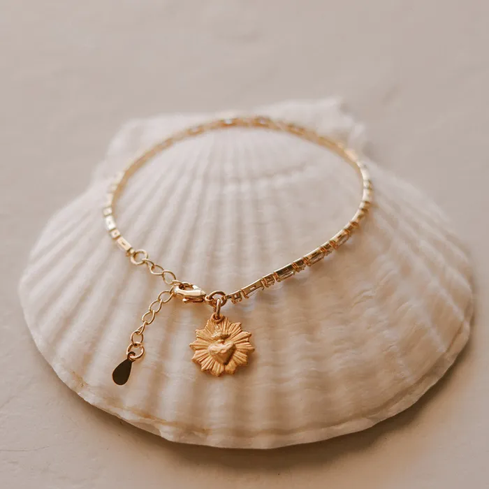 The Little Catholic Sacred Heart Tennis Bracelet Bracelets