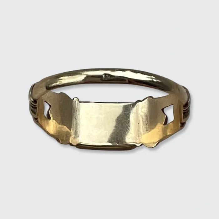 21stfinds Rings Victorian Love Hope Faith Ring with Hidden Compartment