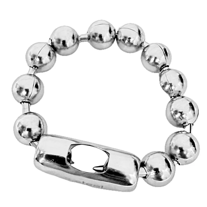 Bracelets Bling Cartel Ball Bead Bracelet 316L Stainless Steel Hollow Beaded Big Balls 12MM Bracelets Bling Cartel Ball Bead Bracelet 316L Stainless Steel Hollow Beaded Big Balls 12MM