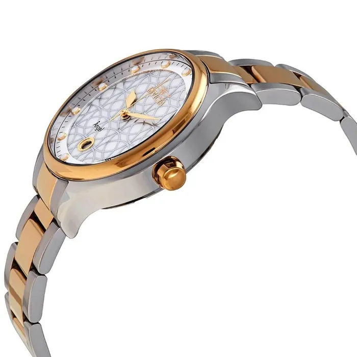 Invicta Womens Quartz Watch Angel Oyster White Dial Two Tone Bracelet 27436 Invicta Bracelets Invicta Womens Quartz Watch Angel Oyster White Dial Two Tone Bracelet 27436 Invicta Bracelets
