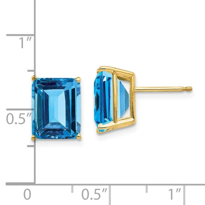 Jewelry 14k 10x8 Emerald Earring Mountings No Stones Included No Backs Earrings Jewelry 14k 10x8 Emerald Earring Mountings No Stones Included No Backs Earrings