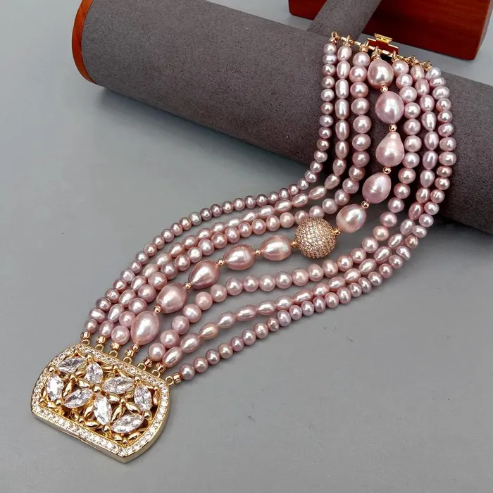 KEYGEMS Womens Elegant Fashion Stylish Genuine Natural Freshwater Pearl Bracelet Jewelry Divine Inspiration Styles Bracelets