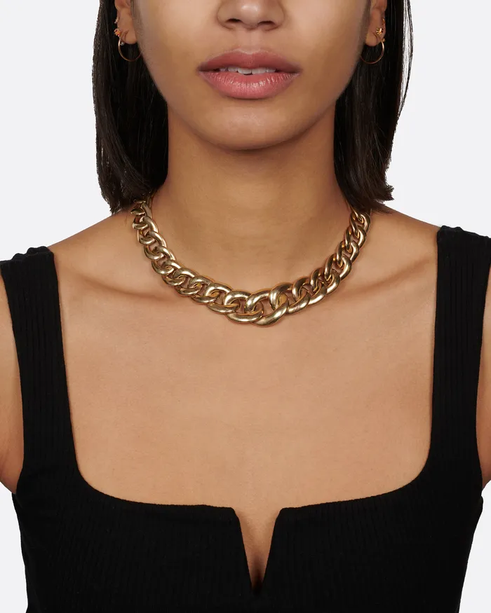 Necklaces SCOTT BASSOFF SANDY JACOBS ANTIQUES Large Curb Chain Necklace