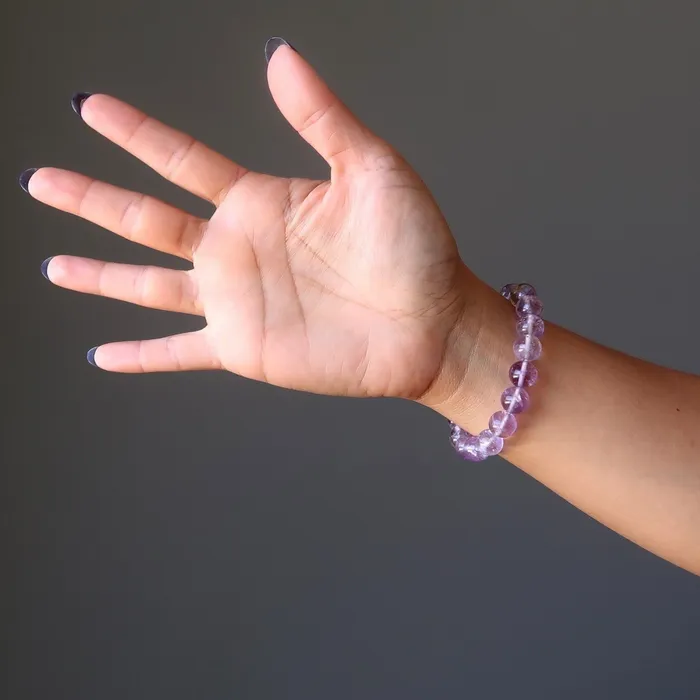 Satin Crystals Bracelets Ametrine Bracelet Amethyst Citrine Spiritual Confidence