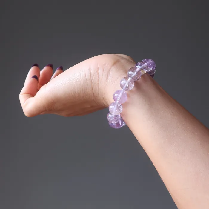 Satin Crystals Bracelets Ametrine Bracelet Amethyst Citrine Spiritual Confidence