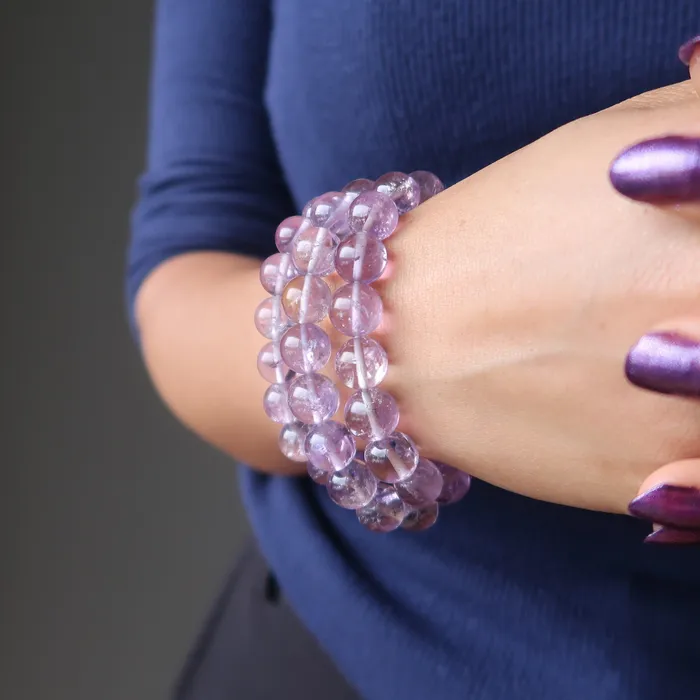 Satin Crystals Bracelets Ametrine Bracelet Amethyst Citrine Spiritual Confidence