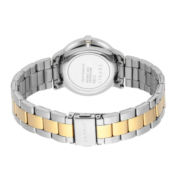 Esprit Ladies Two Tone with Silver Color Dial Esprit Rings Esprit Ladies Two Tone with Silver Color Dial Esprit Rings