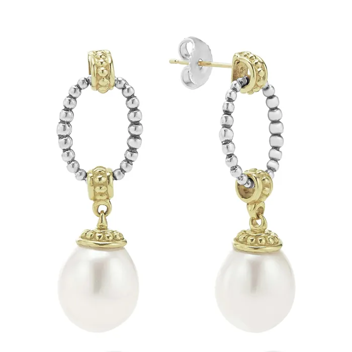 Luna Pearl Earrings and Bracelet Gift Set LAGOS Earrings Luna Pearl Earrings and Bracelet Gift Set LAGOS Earrings