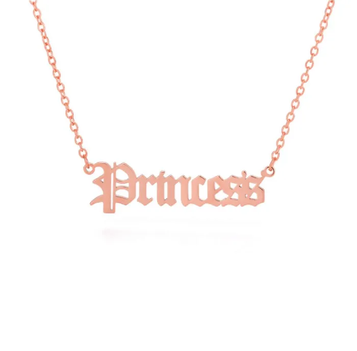 Old English Name Necklace Novalico Necklaces Old English Name Necklace Novalico Necklaces